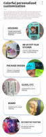 Kustom Mini DIY cetak A4 UV Printer untuk kartu, pena, akrilik, PVC, casing penutup ponsel