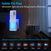 Saijzek OEM UV Light Flying Insect Trap No tóxico Eficaz Luxury Fly Catcher para mosquitos Mosquitos Polillas Uso en interiores para granjas