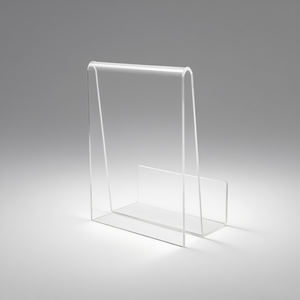 Fábrica en Stock Soporte de estante de exhibición transparente acrílico Soporte de colocación de computadora portátil para teléfono móvil - Product Image 4