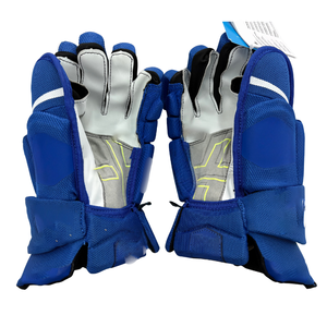 Guante de <span class=keywords><strong>Hockey</strong></span> Azul y Blanco de Alta Durabilidad con Forro Suave para un Uso Cómodo, Guante de <span class=keywords><strong>Hockey</strong></span> sobre Hielo para Entrenamiento y Partido - Product Image 4