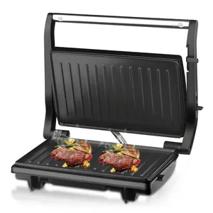 Pressa per bistecca a Sandwich elettrica automatica Panini Grill elettrico per la casa cottura Barbecue elettrico Grill Tool Grill elettrico per Barbecue