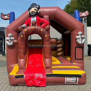 <span class=keywords><strong>Castillo</strong></span> Inflable Comercial <span class=keywords><strong>Pequeño</strong></span> con Tobogán, Zona de Juegos Pirata, Compra un <span class=keywords><strong>Castillo</strong></span> Inflable para Niños - Product Image 6