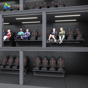 Silla de Cine 5D SHUQEE para Juegos de Realidad Virtual/Simulador de Vuelo en Interiores, con Fibra de Vidrio y Metal, para Uso Doméstico, 100 Películas Gratis, Multi-Pasajeros - Product Image 6