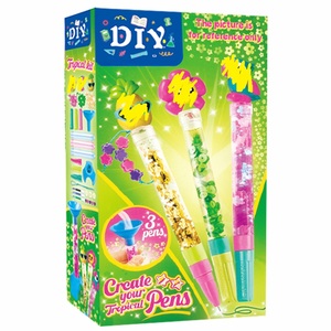 Kit de fabrication de stylos à paillettes <span class=keywords><strong>créatifs</strong></span> de qualité supérieure pour l'école, les vacances, les cadeaux, l'artisanat fait main, la papeterie, les jouets éducatifs pour enfants, les jouets artistiques - Product Image 4