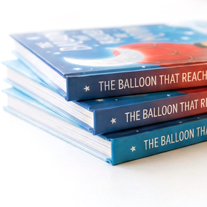 Livre d'<span class=keywords><strong>histoires</strong></span> <span class=keywords><strong>pour</strong></span> enfants personnalisé à couverture rigide, impression numérique sur papier d'art - Le ballon atterrit sur la Lune, lecture du soir inspirante <span class=keywords><strong>pour</strong></span> les enfants - Product Image 4