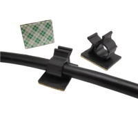 Serre-câble en nylon réglable de 8 à 25mm avec clip de câble auto-adhésif Clips de support de câble en plastique