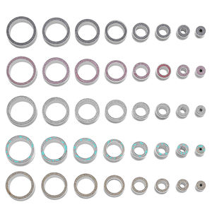 Diamond Fashion <span class=keywords><strong>Ear</strong></span> Gauge Body Piercing Double Flared <span class=keywords><strong>Ear</strong></span> Tunnel para hombres y mujeres - Product Image 6