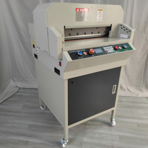 Coupe-papier électrique 460D avec écran LCD, ligne laser, protection infrarouge, poussée automatique, pour bureau et imprimerie - Product Image 3