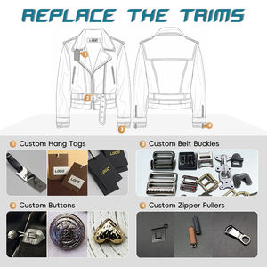 カスタムストリートスタイルメンズルーズフィットフェイクファーコートミンクパッチワークレオパードデジタルプリントジャケットOEM ODMサービス - Product Image 3