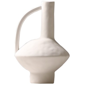 Vase de table moderne, design unique, décoration intérieure, vase à fleurs en céramique terre cuite, décoration intérieure unique - Product Image 6