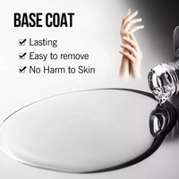Base de vernis à ongles inodore de haute qualité, écologique et très brillante