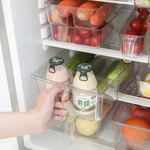 Recipientes de armazenamento de alimentos, refrigerador empilhável, gaveta keeper com tampas para vegetariano, frutas e legumes