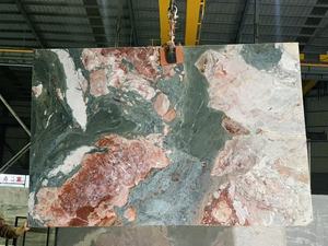 Losas Grandes de Cuarcita Natural Union Stone, Pulimentadas, Impermeables, Modernas y de Lujo, Color Verde Rosavera, 1 Año de Garantía, para Encimeras de Cocina de Hotel - Product Image 5