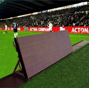 Tableau polychrome pour stade de football, périmètre assorti P4 P6 P8 P10, écran de visualisation publicitaire à LED