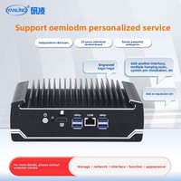 Iwill N18 Mini Ubuntu Linux Mini Pc industriel sans ventilateur avec 6 Intel Lan