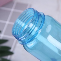 Bouteille d'eau sport 700 ml (24 oz) de qualité alimentaire, anti-fuite, avec paille, multicolore, portable, pour extérieur, compatible lave-vaisselle, bouchon à vis, logo personnalisé