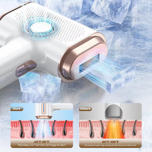Épilateur IPL à refroidissement par glace saphir personnalisé, 9 vitesses, appareil de suppression des poils au laser, 1 point de congélation pour usage domestique - Product Image 4