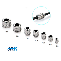 JAR Type métrique d'entrée de câble IP68 étanche m8 m6 presse-étoupe en acier inoxydable m20x15