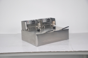 Freidora Eléctrica Comercial de Doble Tanque 6L+6L para Patatas Fritas y Pollo Frito, Modelo 2026, Gran Venta para el Hogar - Product Image 5