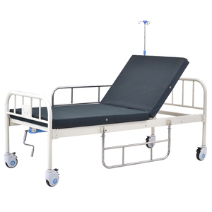 Cama de <span class=keywords><strong>Hospital</strong></span> Manual Económica con Estructura Metálica y 3 Años de Garantía para Cuidado de Pacientes - Product Image 4