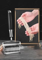 Syh249 coupe-nouilles en acier inoxydable pâtes Spaghetti fabricant nouilles treillis rouleau coupe-pâte hachoir cuisine outil de cuisson