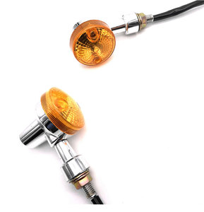 Feu clignotant LED jaune haute intensité pour motos avec indice d'étanchéité IP67 et modification de position avant - Product Image 1