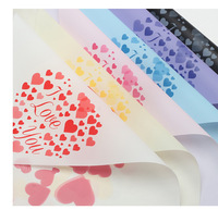 Papier d'emballage pour sac cadeau, multicolore, mat, épais, imperméable, pour boutique de fleurs, bouquet de fleurs
