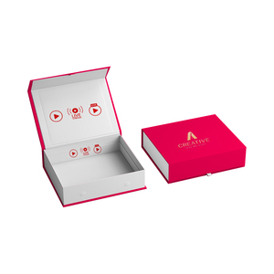 HENGXING Luxury Rigid <b>Paper</b> Folding Flat Magnetic Foldable Clothing Scarves Bridesmaid Dress Gift Box Packaging with Ribbon - Product Image 1