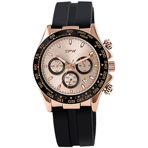 Orologio di Lusso da Uomo in <span class=keywords><strong>Silicone</strong></span> con Movimento Giapponese, Fornitore OEM di Orologi Maschili di Lusso, Cassa in Lega, Larghezza Cinturino 22mm, Analogico - Product Image 5