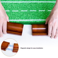 Tapis d'entraînement de golf exclusif transfrontalier pour putting, en fibre de polyester, pour entraînement intérieur, ensemble d'accessoires de fairway TG05*3