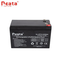 Neata Paket Baterai Lithium Ion Phosphate BMS 12V 9Ah 12.8V LiFePO4 yang Dapat Disesuaikan