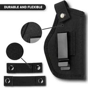 सार्वभौमिक सामरिक छिपी हुई बंदूक होल्स्टर बेल्ट क्लिप iwb वोब नायलॉन होल्स्टर - Product Image 4