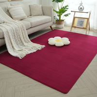 Tapis en polaire corail doux de grande taille, tapis confortable pour le salon, la chambre à coucher, la table basse et la décoration intérieure