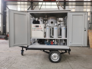 Machine de filtration d'huile mobile Tongrui pour huile de lubrification - Product Image 5