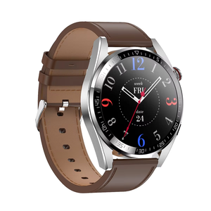 블루투스 음악 및 통화 기능을 위한 아몰레드 스크린이 있는 스마트 워치 혈압 및 산소 모니터링 가죽 밴드 - Product Image 4