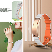 Bracelet intelligent anti-moustiques avec suivi d'activité, moniteur de fréquence cardiaque et d'oxygène sanguin, chargement magnétique, personnalisable ODM