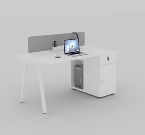 <span class=keywords><strong>Meubles</strong></span> de bureau modernes pour studio, postes de travail modulaires en bois certifiés ISO9001, pour 4, 6 ou 8 personnes, en configuration ouverte en groupe - Product Image 2