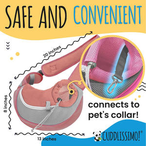 Free sample <b>Pet</b> Dog Sling Carrier Puppy <b>Pet</b> Slings <b>Bag</b> Dogs Cats Satchel Carriers Breathable Mesh Hand With Adjustable Strap Dog - Product Image 5