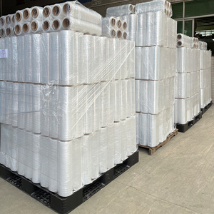 Free Sample Accept Customization Transparent <b>Clear</b> White Lldpe Packing Stretch Pallet-<b>wrap</b>-film Roll for Package - Product Image 2