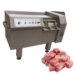 Meat Dicing Machine Cow Meat Slicing Processing Machinery Chicken Nugget Cutter Slicer Fresh Frozen Meat Slicer