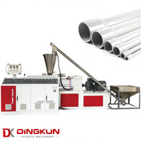 Tuyaux d'alimentation en eau en PVC Machine de fabrication de tubes de différentes tailles 16-60 mm Ligne de fabrication de tubes de haute qualité provenant d'une usine chinoise avec un bon prix