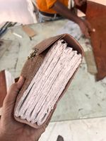 Couverture de cahier A5 pur coton imprimé, faite à la main, conception personnalisée, couverture en tissu, couture à la selle, meilleur prix de gros, couture à fil