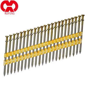 Paku Baja Poles 21 Derajat dari Produsen, Paku Rangka Berduri Kelas Industri yang Halus, Paku Spiral Cincin Berpola Kotak-kotak untuk Pneumatik - Product Image 3