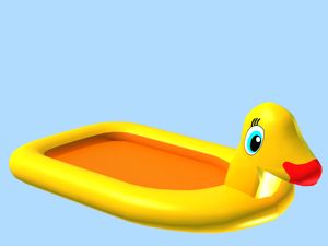 Bateau gonflable pour enfants de haute qualité, bleu, bateau électrique Aqua Banana, bateau à pagaies électrique pour enfants - Product Image 3