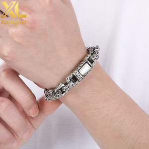 Fashion Personalized Bracelet Non Tarnish Stainless Steel Jewelry <b>Retro</b> Punk Man Domineering Titanium Steel Bracelet <b>Gifts</b> - Product Image 5