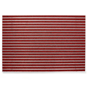 <span class=keywords><strong>Tapis</strong></span> de sol moderne minimaliste à rayures en polyester pour entrées <span class=keywords><strong>d</strong></span>'hôtels et centres commerciaux, tailles personnalisables, non standard, encastré - Product Image 5