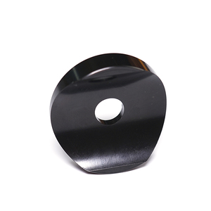 Entretoise courbée <span class=keywords><strong>en</strong></span> nylon <span class=keywords><strong>noir</strong></span> sur mesure pour tube rond, usinée CNC, fixation pour meubles - Product Image 5