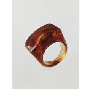 Top Grade Clear Resin Ring with Bubble-Free Finish <b>Light</b> in Weight and Strong to Wear Perfect for Matching Outfits Daily - Product Image 1