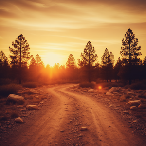 T-shirt a maniche lunghe Monster Truck per ragazzi, design vintage con tramonto - Product Image 3