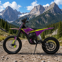 Valtinsu Em5 Ultra Dirt Bike 72V 8000W 275Nm 65mph Electric Motorcycle App Speed-Limit Powerful All Terrain Motocross
